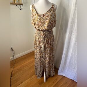 Cynthia Rowley Retro Flora  Tank Size Large TANK ONLY